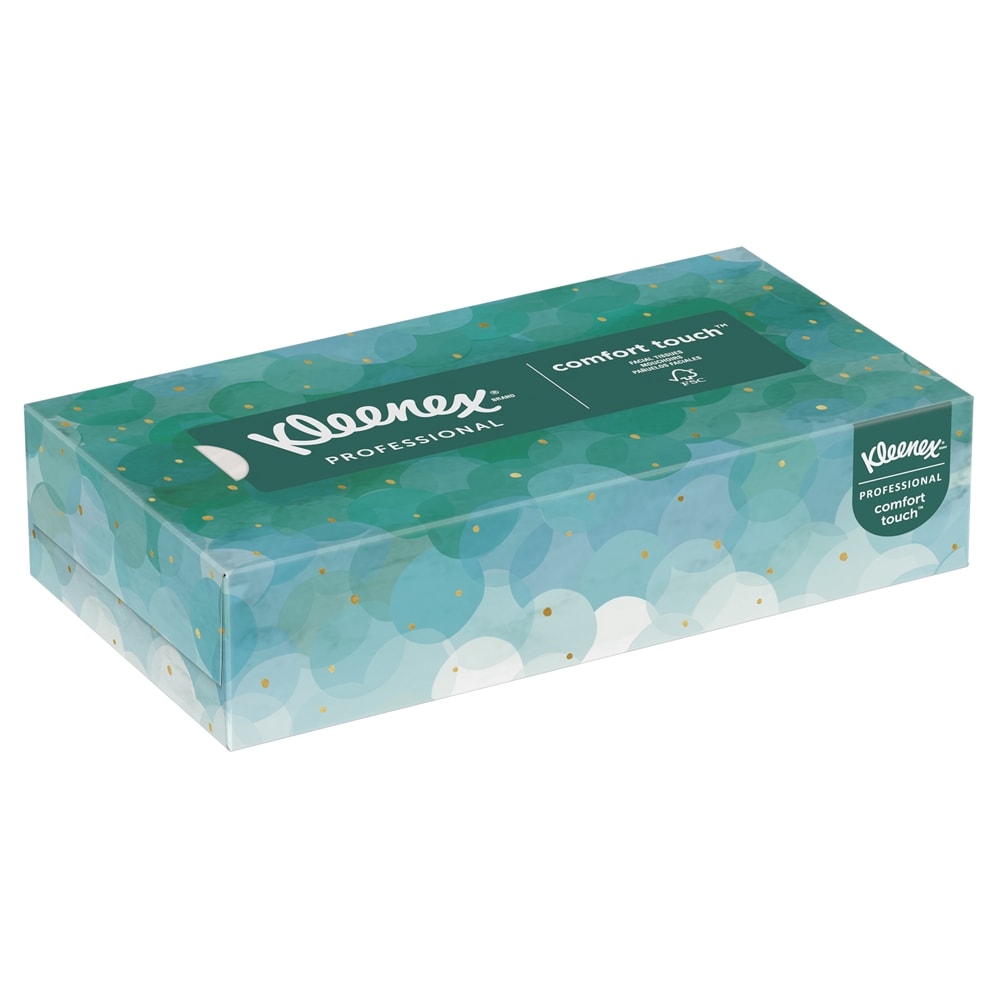 GuestSupply US | Kleenex® Flat Box 2-Ply Facial Tissue 100 Sheets